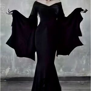 Morticia Dress + Wig
